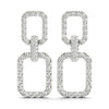 Buckle Pavé Diamond Drop Earrings