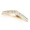 Chevron Channel Wedding Ring