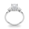 Emerald Cut Pear Shoulders Engagement Ring