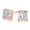 Princess Stud Diamond Earrings